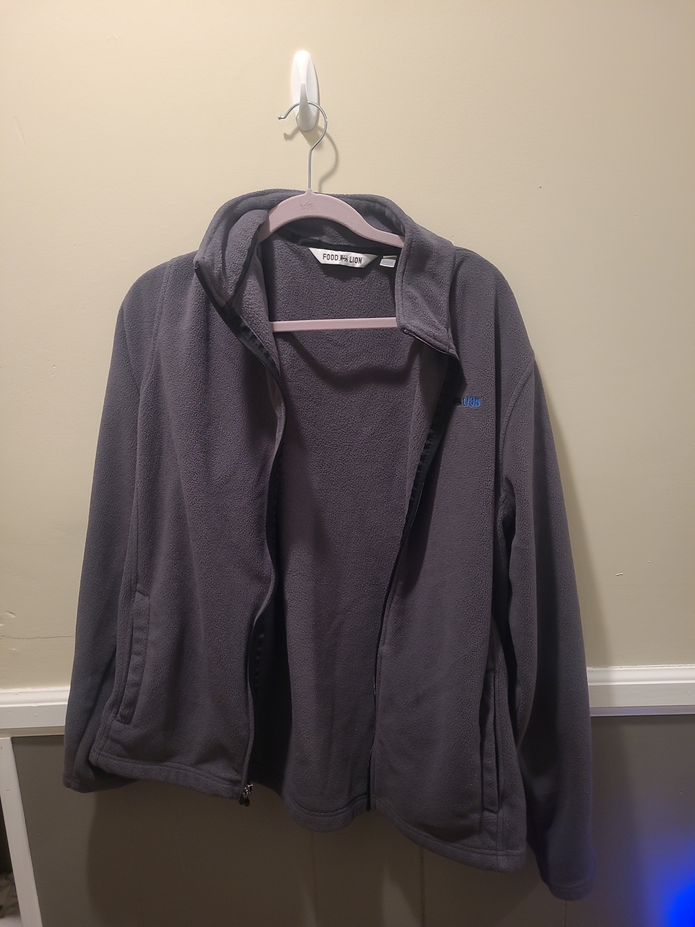 Men's Gray Performance Fleece Jacket